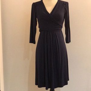Rosie Pope Maternity and Nursing navy dress